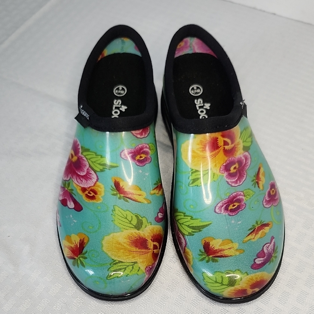 Sloggers Waterproof Garden Slip On Shoes 8.5 NEW
